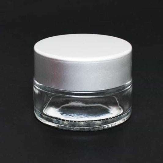 Lavender Berkeley Ultra Clear Jar With Aluminum Cap 15ml BT141SV
