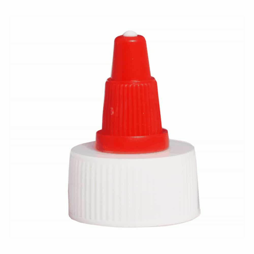 White Smoke Twist Cap 24/410 - White BT730-WH
