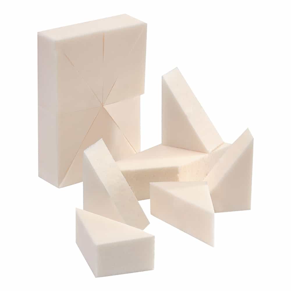 White Smoke Silkline Foam Make Up Wedges 24 Pcs SL24WEDGEC 02326