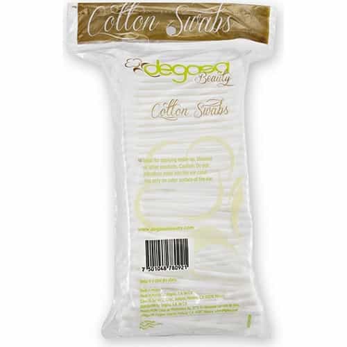 White Smoke Degasa Beauty Cotton Swabs 100% Cotton, 100 Count - 80914