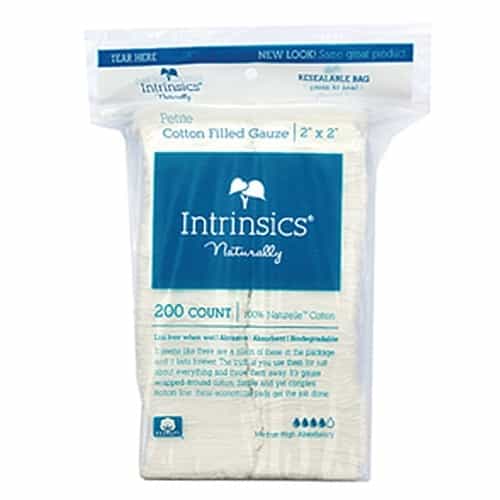 White Smoke Intrinsics Petite Cotton Filled Gauze 2"x2" 200 Count 401410