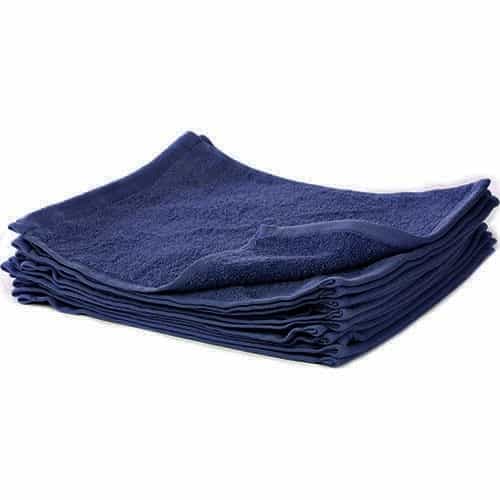 White Smoke Facial Cloth Navy Blue Regency 12"x12" - 1Doz