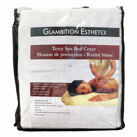 Lavender Glambition Esthetex - Terry Spa Bed Cover 72"x32"