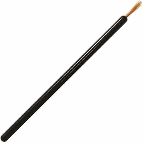 White Smoke Dante Eyeliner Brush Tapered Black/Orange Bristle 25pk