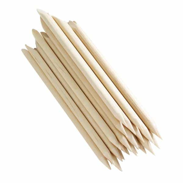 White Smoke Dawn Mist Manicure Sticks Wood 4.25" 144/Box CS45B / 01287