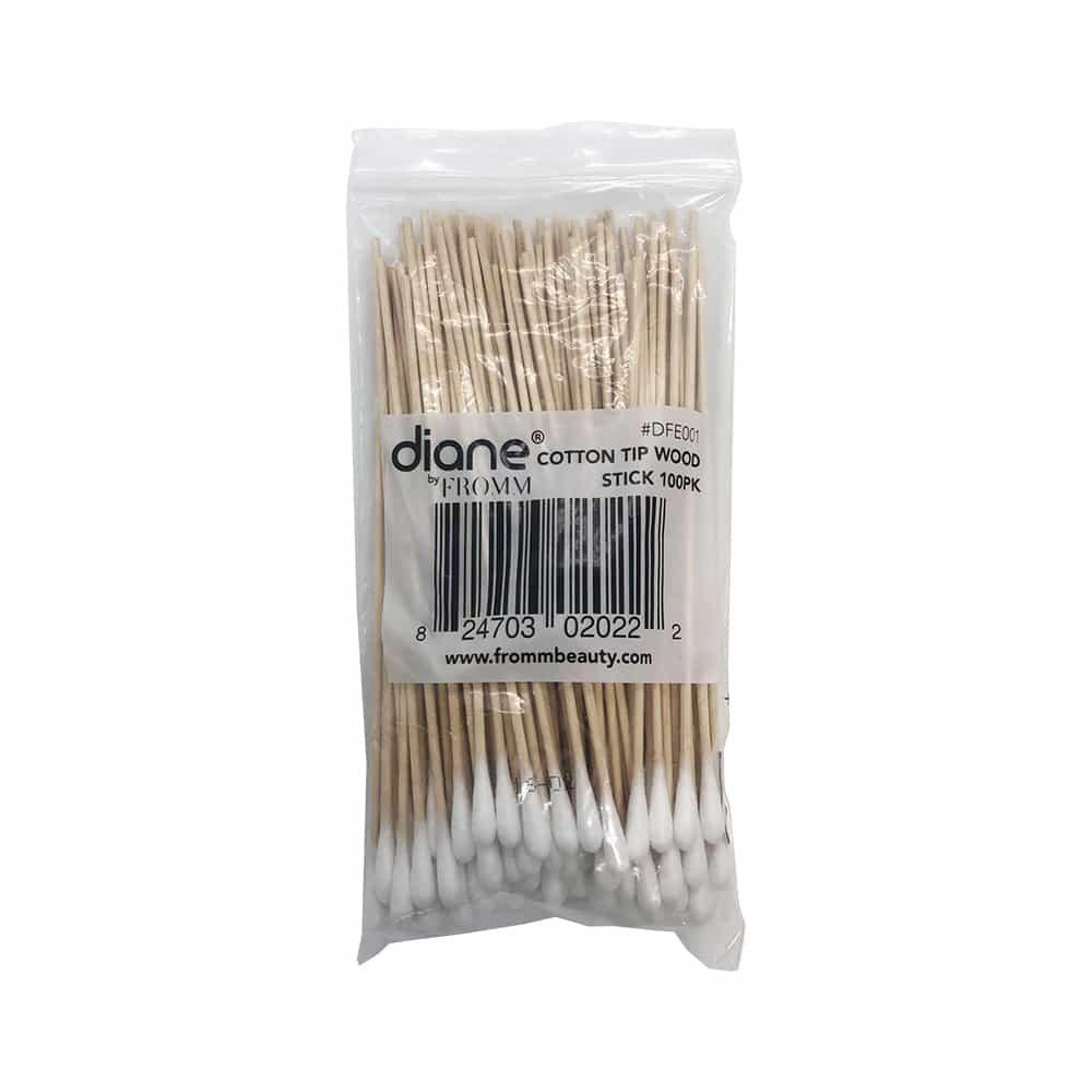 White Smoke Diane By Fromm Cotton Tip Wood Stick 100PK DFE001 / 02022