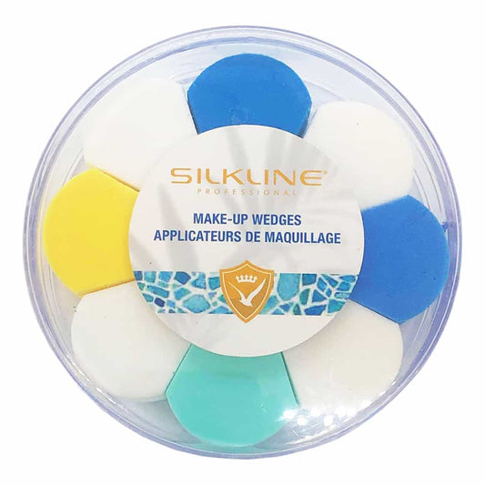 White Smoke Silkline MakeUp Wedges 8 Pcs SPONGEMEC 02692