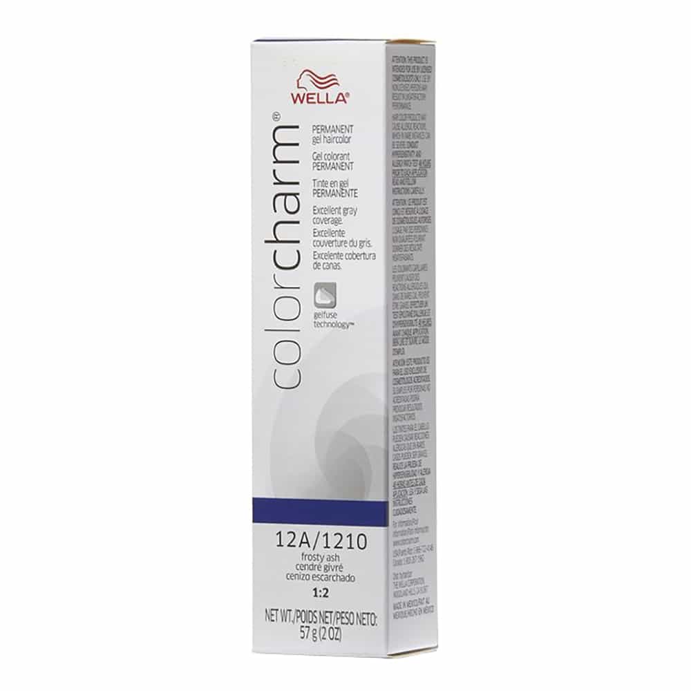Light Gray Wella C.C. Gel Hair Color 12A/1210 Frosty Ash 2 oz 02898