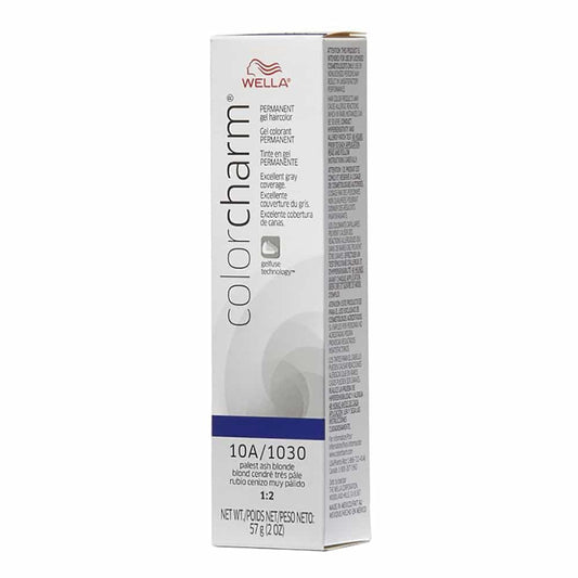 Light Gray Wella C.C. Gel Hair Color 10A/1030 Palest Ash Bld 2oz 02899
