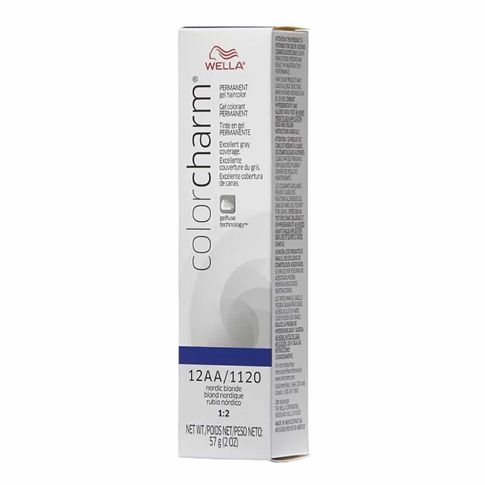 Light Gray Wella C.C. Gel Hair Color 12AA/1120 Nordic Blonde 2 oz 02900