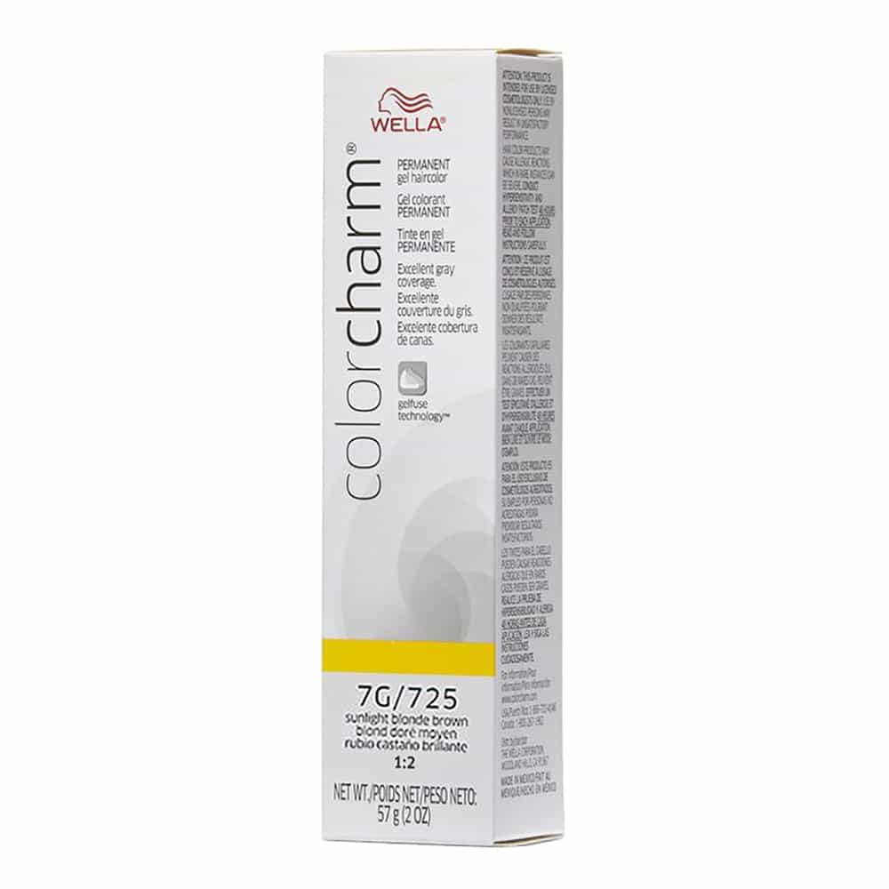 Light Gray Wella C.C. Gel Hair Color 7G/725 Sun. Blonde Brown 2oz 02902