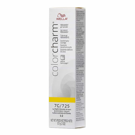 Light Gray Wella C.C. Gel Hair Color 7G/725 Sun. Blonde Brown 2oz 02902