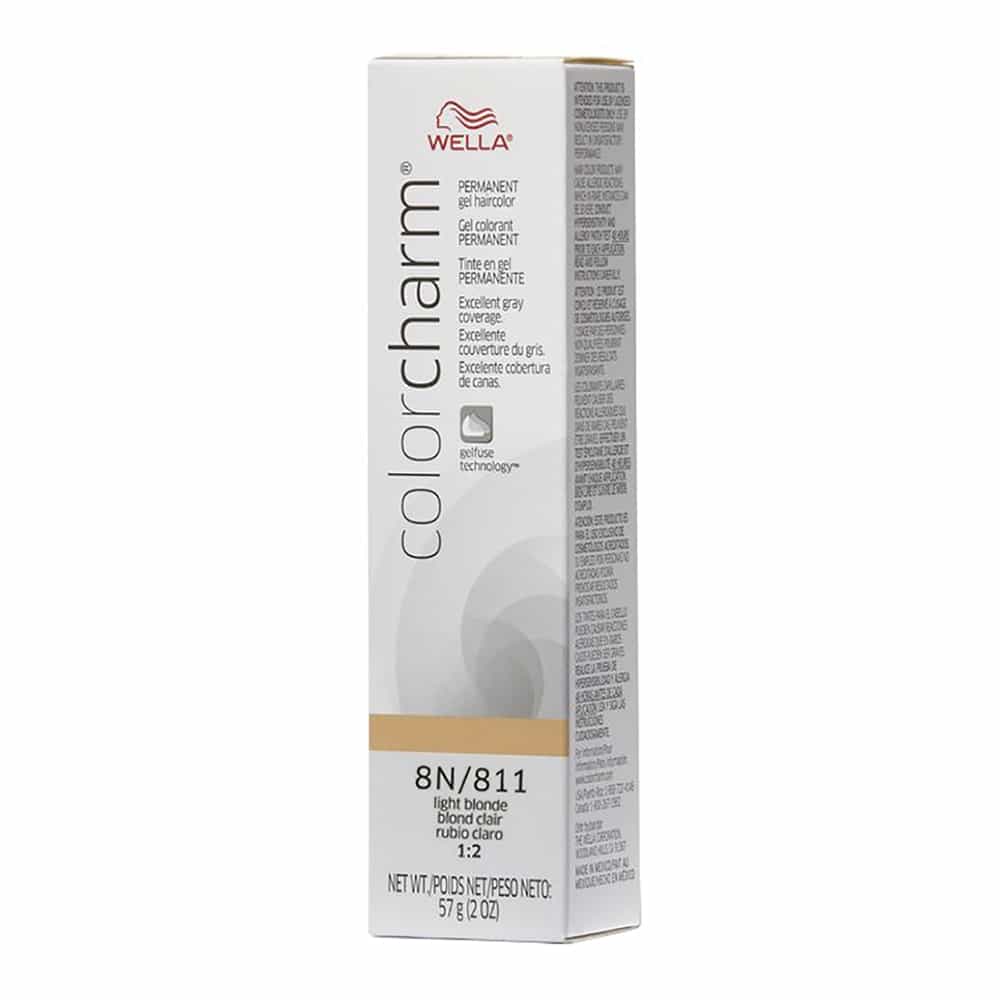 Light Gray Wella C.C. Gel Hair Color 8N/811 Light Blonde 2 oz 02909