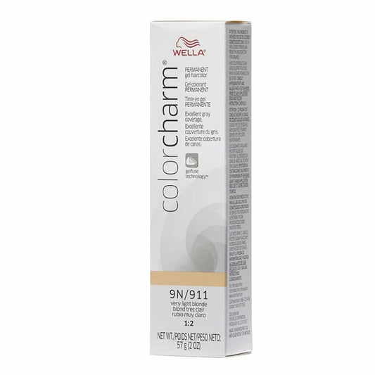 Light Gray Wella C.C. Gel Hair Color 9N/911 Very Light Blonde 2oz 02920