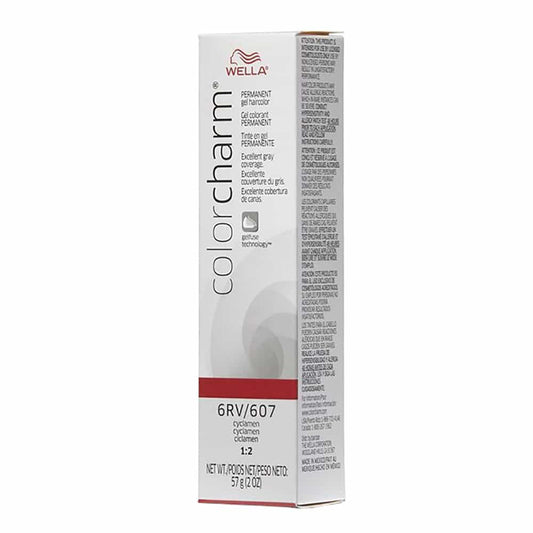 Light Gray Wella C.C. Gel Hair Color 6RV/607 Cyclamen 2 oz 02924
