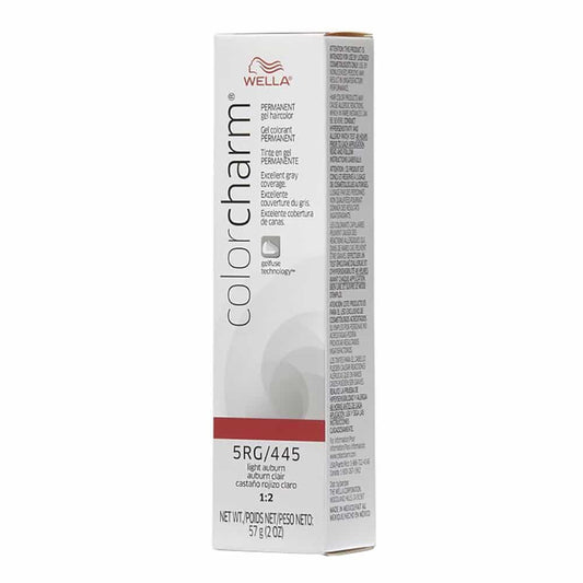 Light Gray Wella C.C. Gel Hair Color 5RG/445 Light Auburn 2 oz 02926