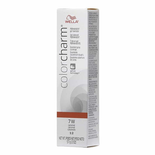 Gray Wella C.C. Gel Hair Color 7W Caramel 2 oz 02931