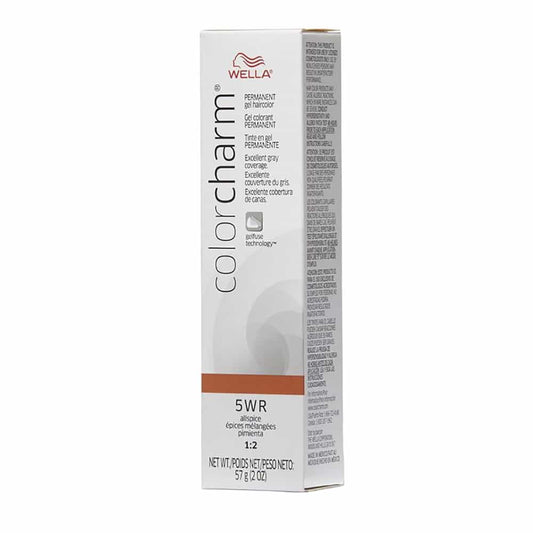 Light Gray Wella C.C. Gel Hair Color 5WR Allspice 2 oz 02935