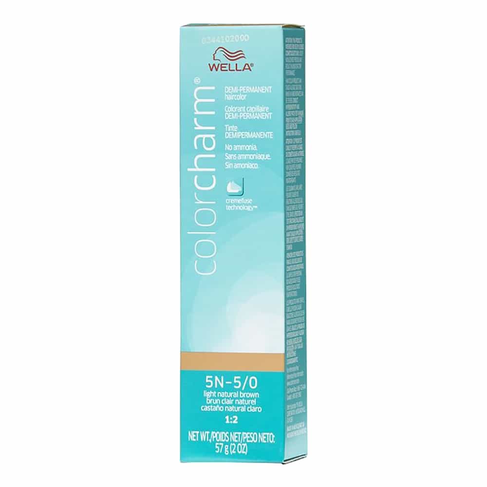 Light Blue Wella C.C. Hair Color 5N-5/0 Light Natural Brown 2 oz 02939