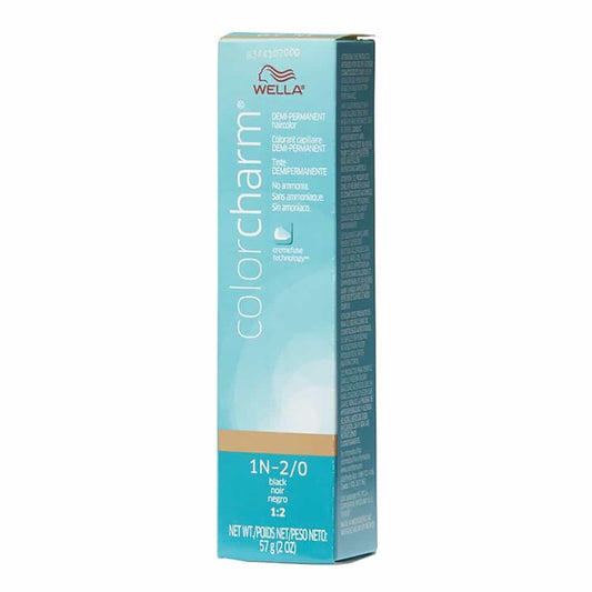 Light Blue Wella C.C. Hair Color 1N-2/0 Black 2 oz 02941