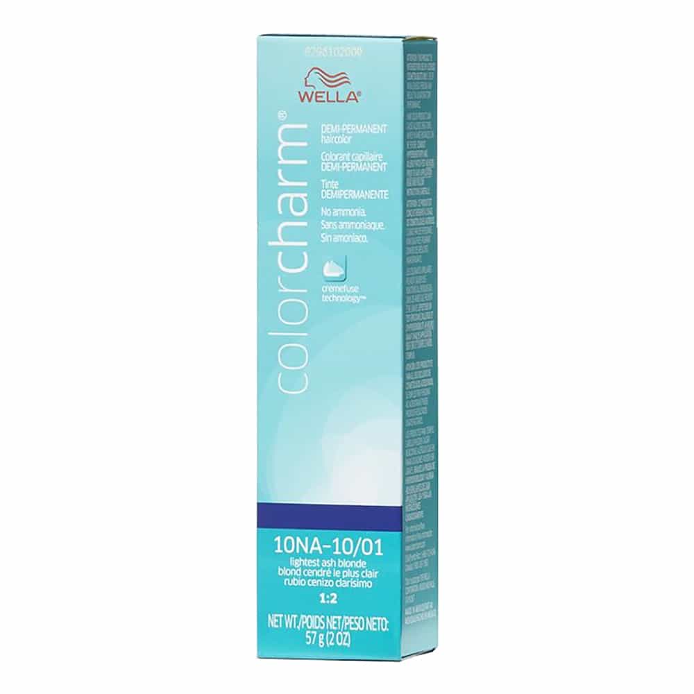 Light Blue Wella C.C. Hair Color 10NA-10/01 Lightest Ash Bld 2 oz 02942