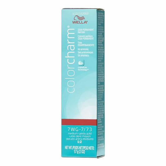 Sky Blue Wella C.C. Hair Color7WG-7/73 Medium Sandy Gold 2 oz 02954