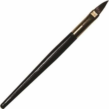 White Smoke Dante Deluxe Lip Brushes Black Handle/Gold Ferrule 25pk 782B