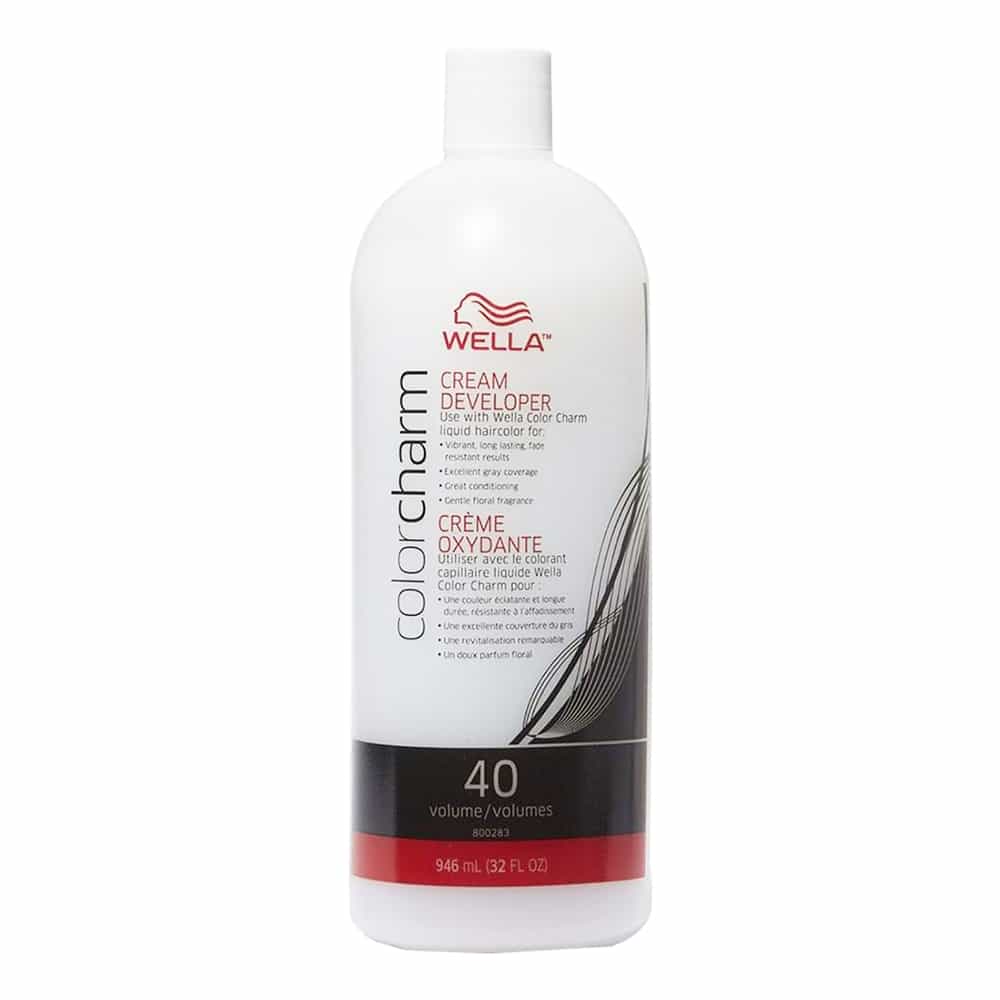 White Smoke Wella Color Charm Cream Developer Volume40 32oz 800283/09352