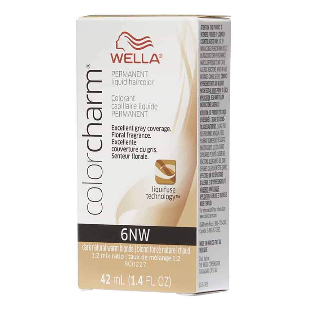 Lavender Wella C.C. Hair Color 6NW Dk Natural Warm Blonde1.4 oz 10548