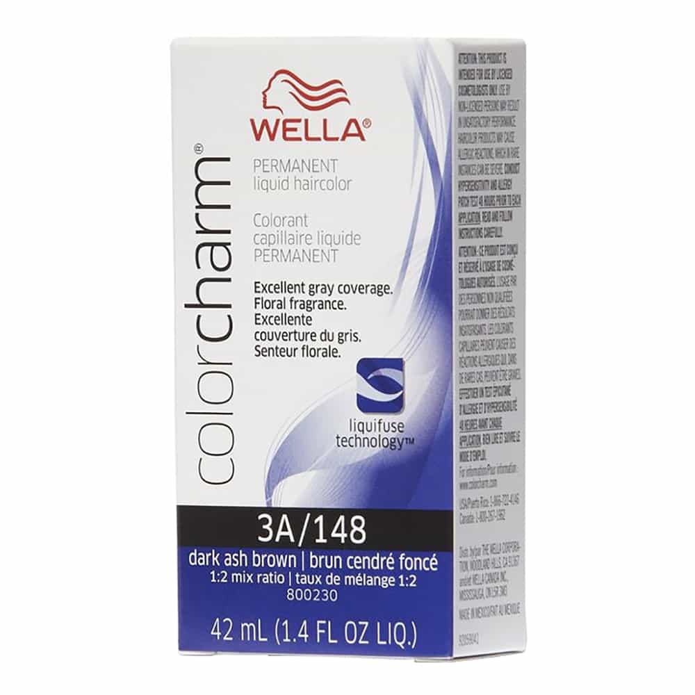 Lavender Wella C.C. Hair Color 3A/148 Dark Ash Brown 1.4 oz 10554