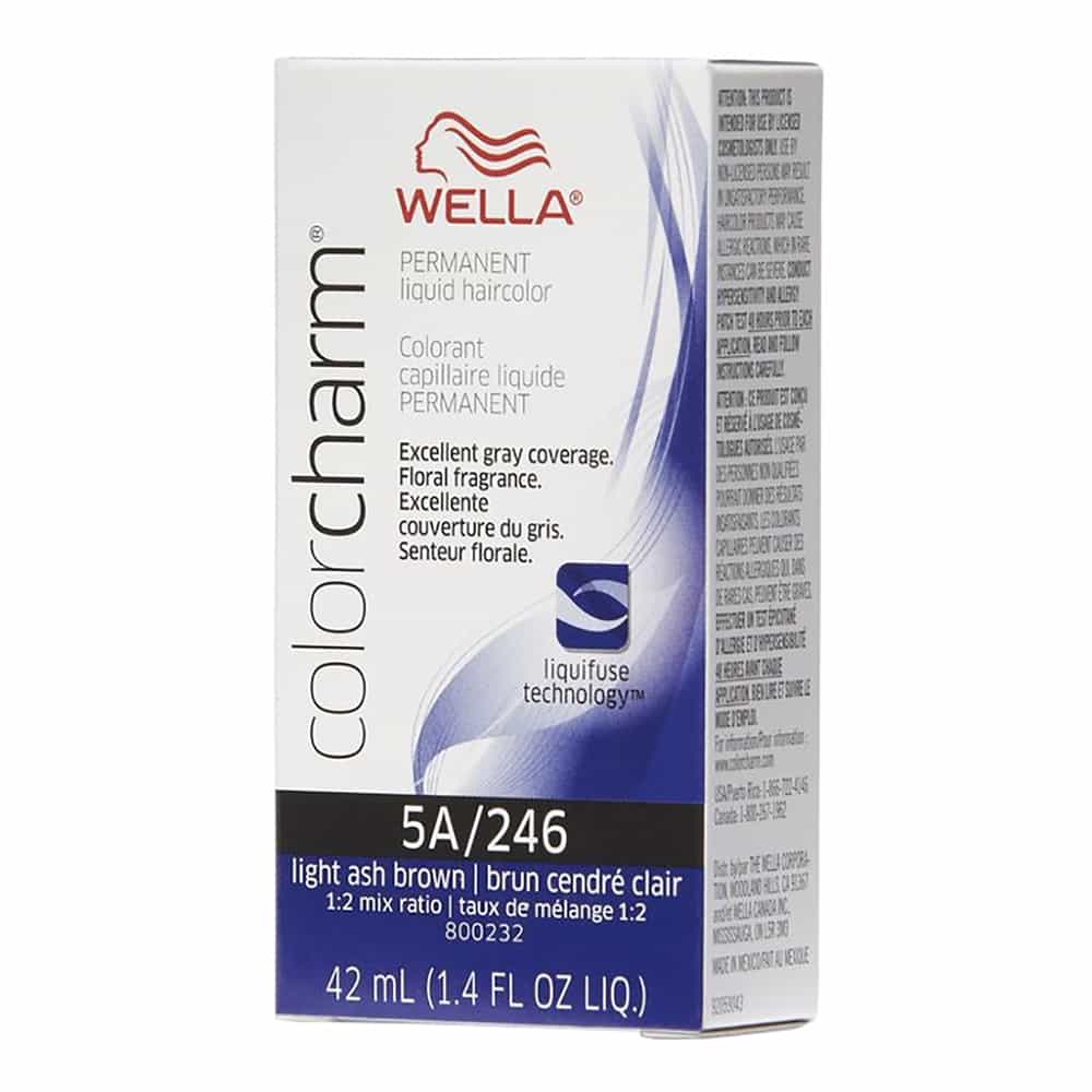 Lavender Wella C.C. Hair Color 5A/246 Light Ash Brown 1.4 oz 10558