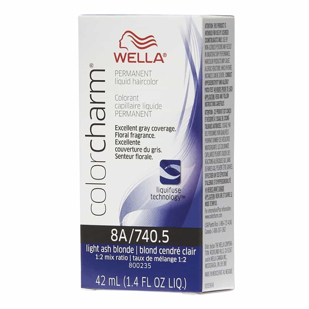 Lavender Wella C.C. Hair Color 8A/740.5 Light Ash Blonde 1.4 oz 10564
