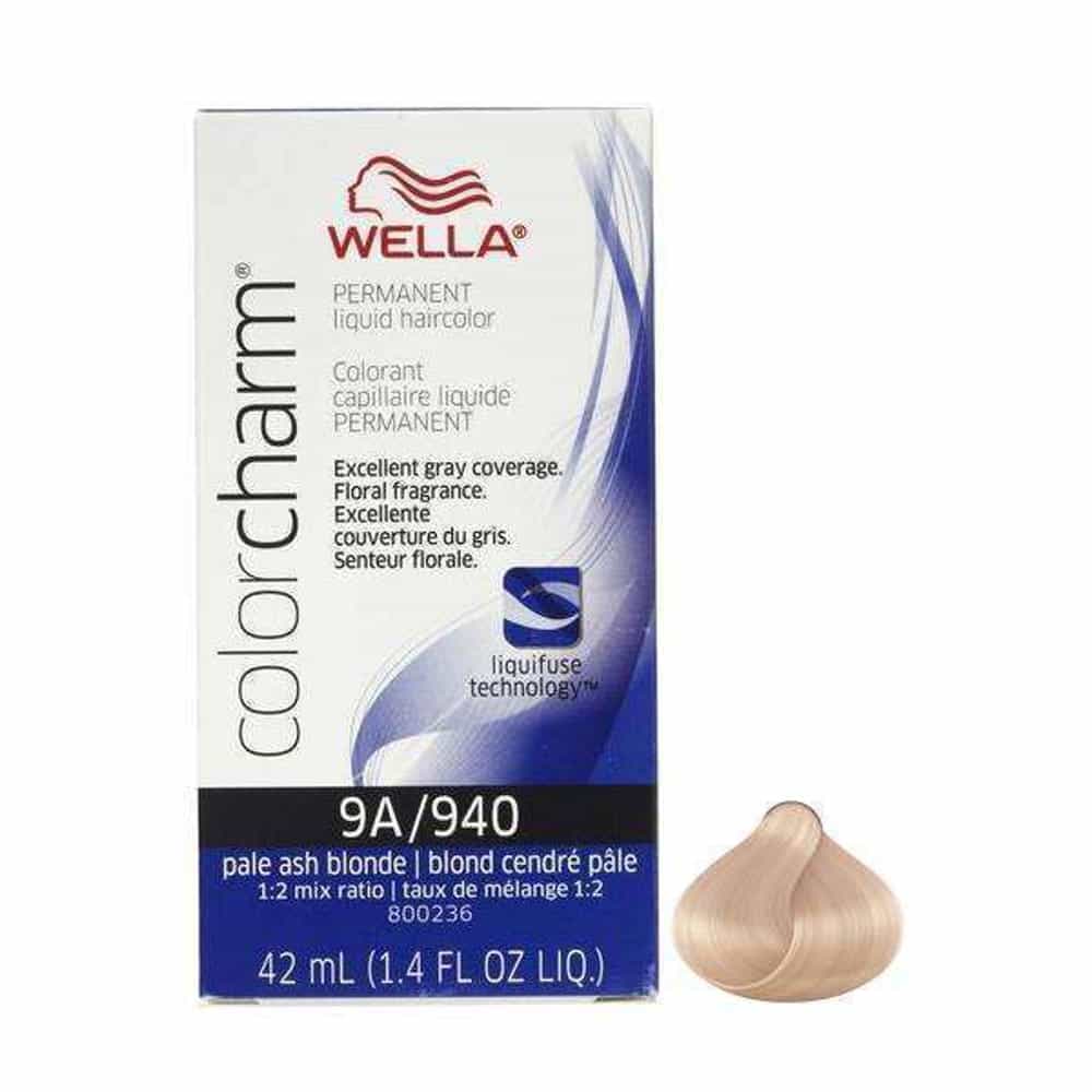 White Smoke Wella C.C. Hair Color 9A/940 Pale Ash Blonde 1.4 oz 10566