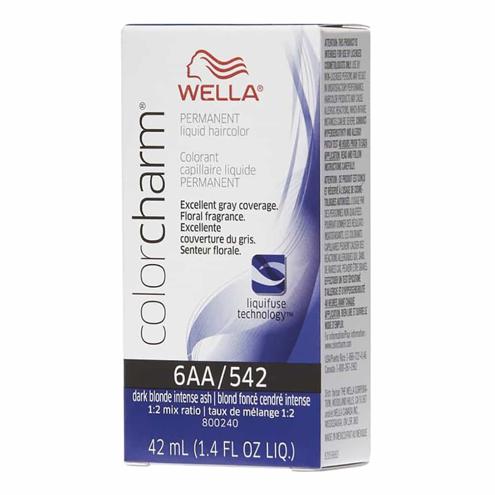 Lavender Wella C.C. Hair Color 6AA/542 Dk Blonde Int Ash 1.4 oz 10574