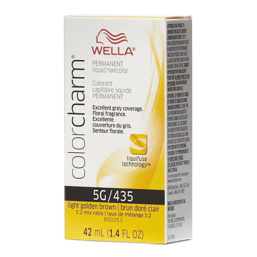 Lavender Wella C.C. Hair Color 5G/435 Lt. Golden Brown 1.4 oz 10594