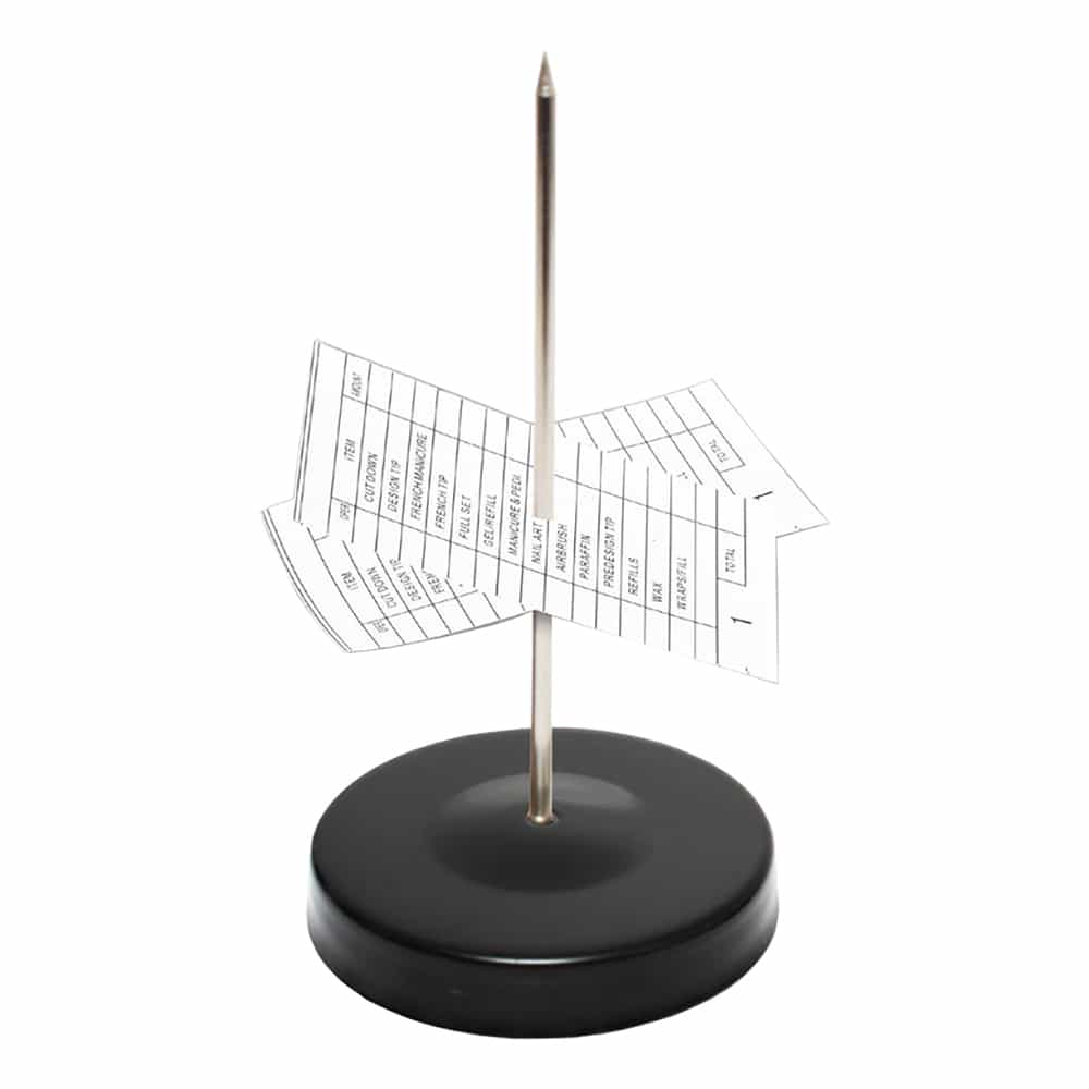 White Smoke Ticket Collector Metal - Black BaseTB105-BK