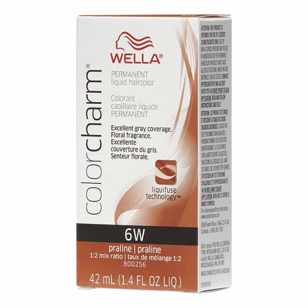 Lavender Wella C.C. Hair Color 6W Praline 1.4 oz 10607
