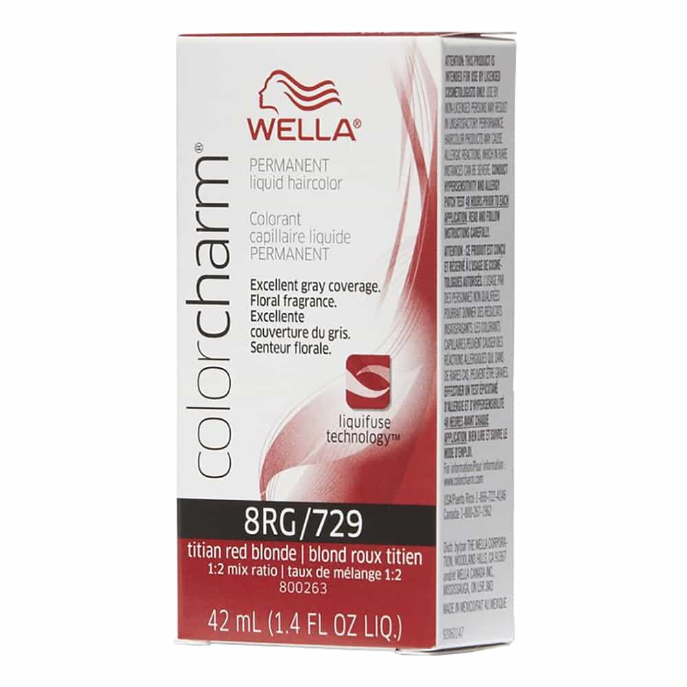 Lavender Wella C.C. Hair Color 8RG/729 Titian Red Blonde 1.4 oz 10625