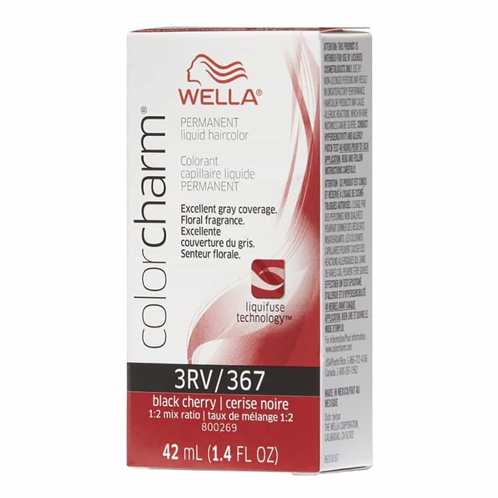 Lavender Wella C.C. Hair Color 3RV/367 Black Cherry 1.4 oz 10633