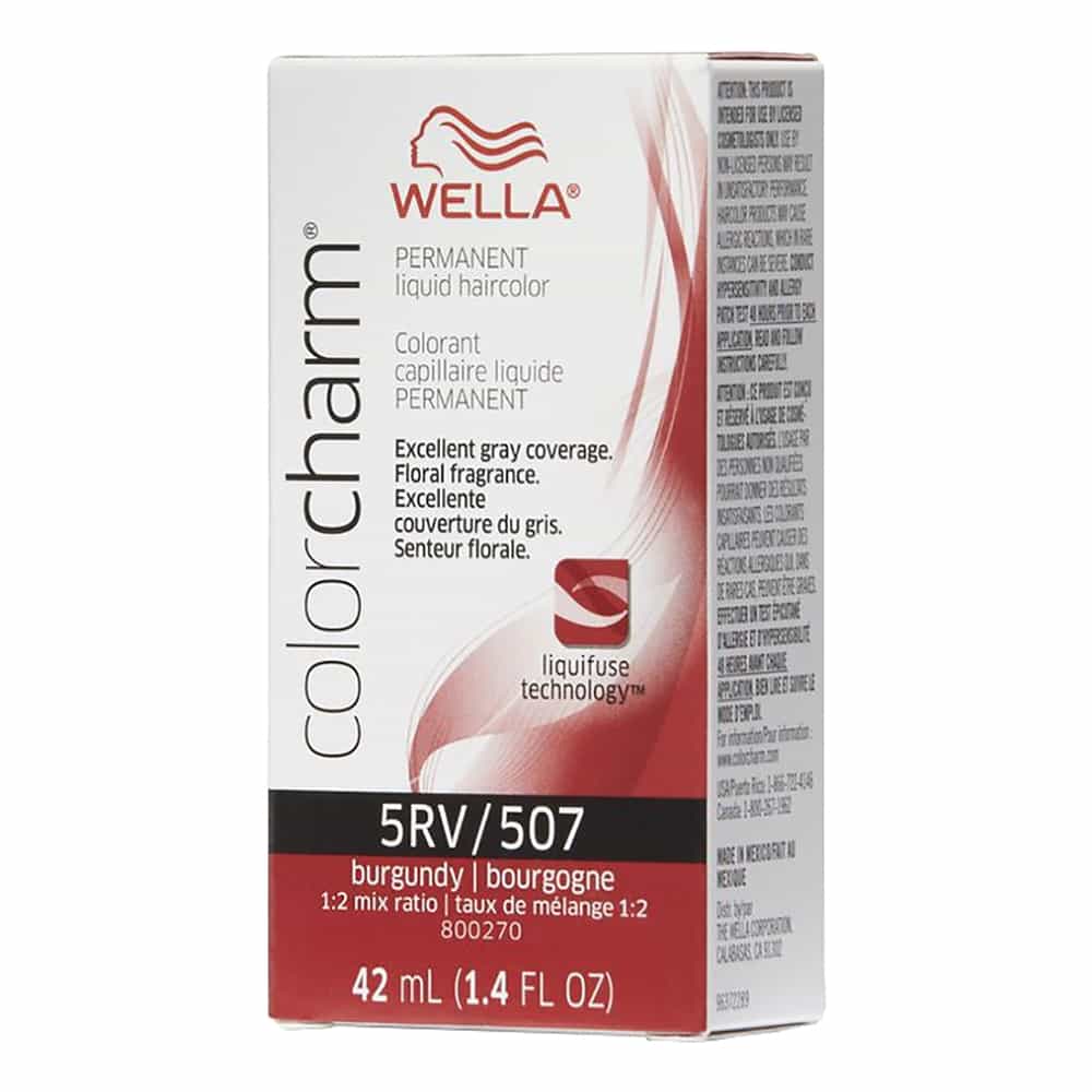 Lavender Wella C.C. Hair Color 5RV/507 Burgundy 1.4 oz 10635