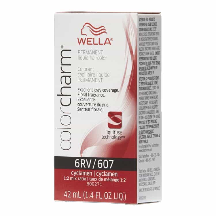 Lavender Wella C.C. Hair Color 6RV/607 Cyclamen 1.4 oz 10637