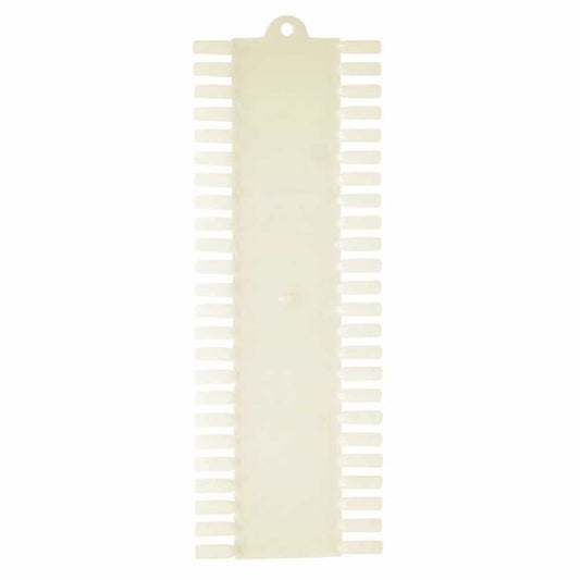 Antique White Berkeley 48-Tips Rectangular Polish Display Natural PD112NT