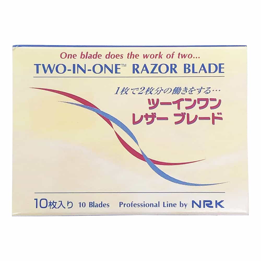 Light Gray Nikky Two-In-One Razor Blade 10 Blades 2IN1-BLAC/17004