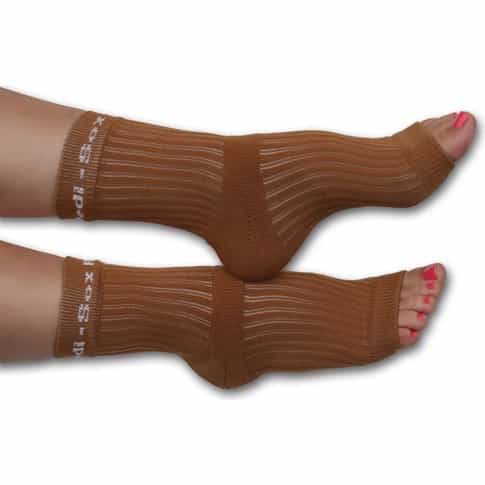 White Smoke Professional Pedi-Sox Solid Chewy Caramel 203-PRO