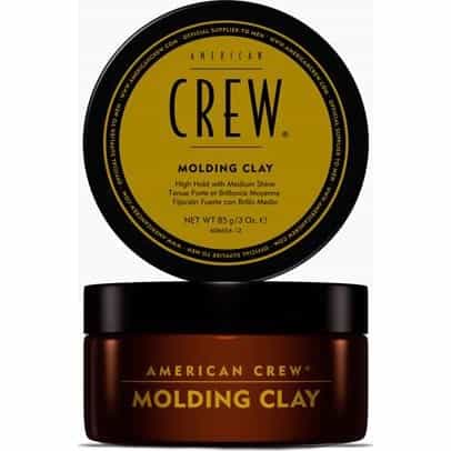 Black American Crew Molding Clay W/High Hold & Shine 3 oz. 24205