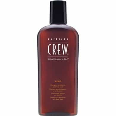 White Smoke American Crew 3-IN-1 Sham., Con., Body Wash 15.2 oz. 25141