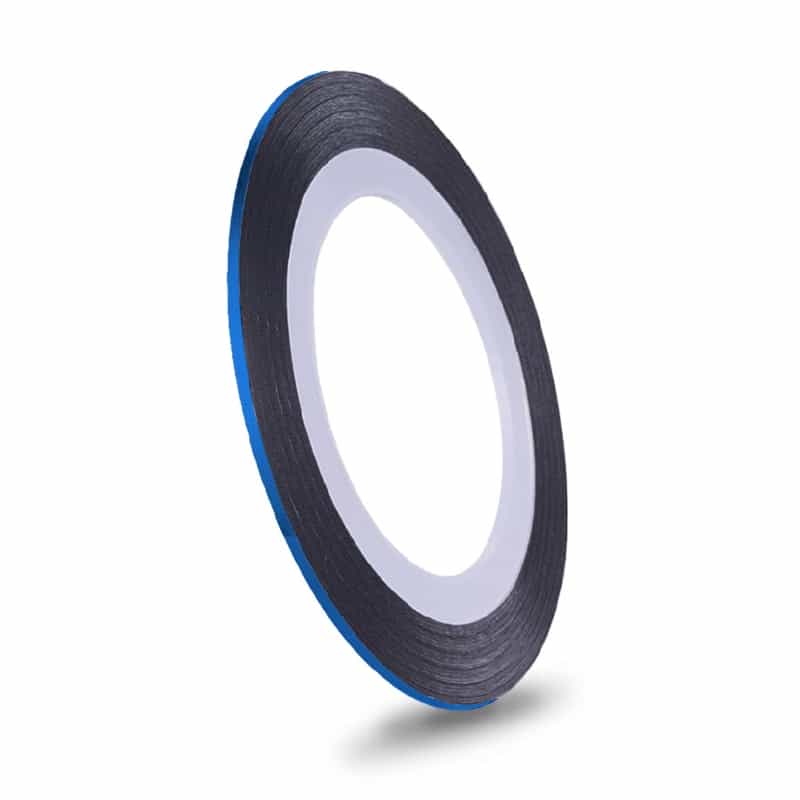 White Smoke Nail Art Striping Tape - 0.5mm - Laser Blue