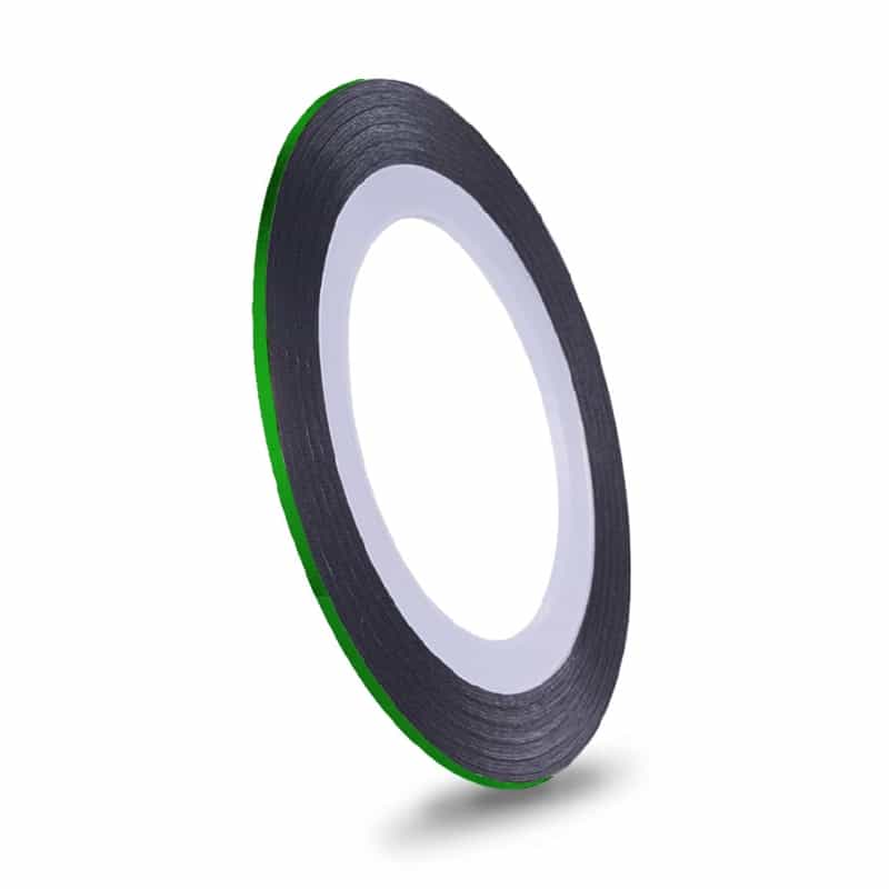 White Smoke Nail Art Striping Tape - 0.5mm - Laser Green