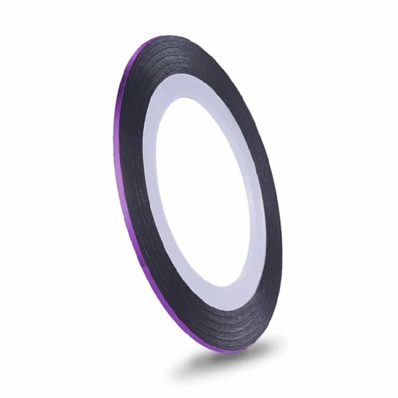 White Smoke Nail Art Striping Tape -0.5mm - Laser Light Purple