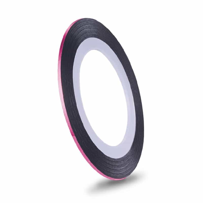 White Smoke Nail Art Striping Tape - 0.5mm - Laser Pink